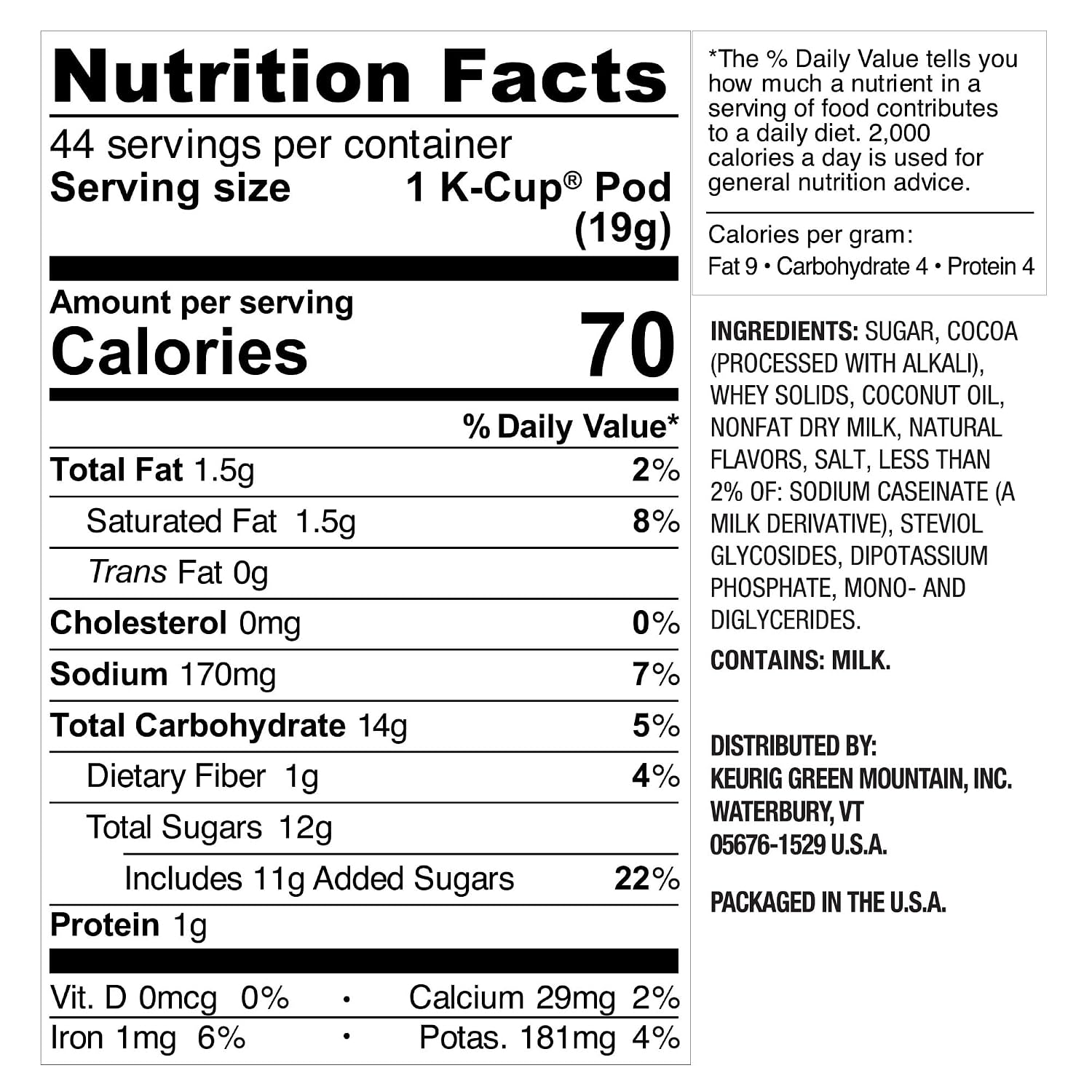 Swiss Miss Milk Chocolate Hot Cocoa Keurig Single-Serve K Cup Pods, 28 Count