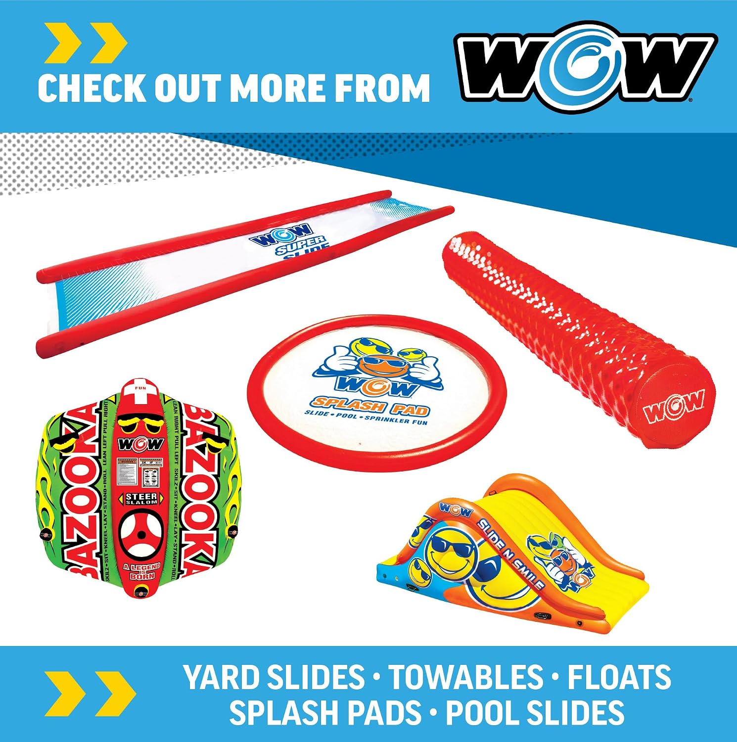 World of Watersports First Class Foam Pool Noodles for Swimming and Floating, Pool Floats, Lake Floats
