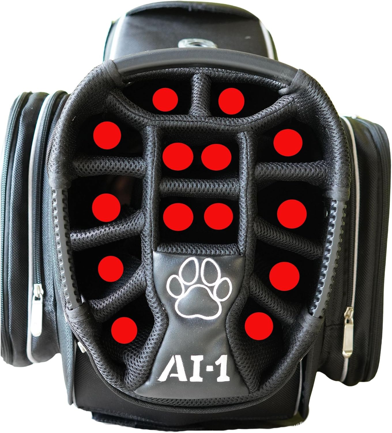 PARADAX A1-1 All-in-One Golf Bag - Cart Built Inside The Bag! | Cart hides Inside The Golf Bag Within Seconds. Push Golf Bag and Cart | Golf Bag and Cart Combo | Golf Bag with Wheels