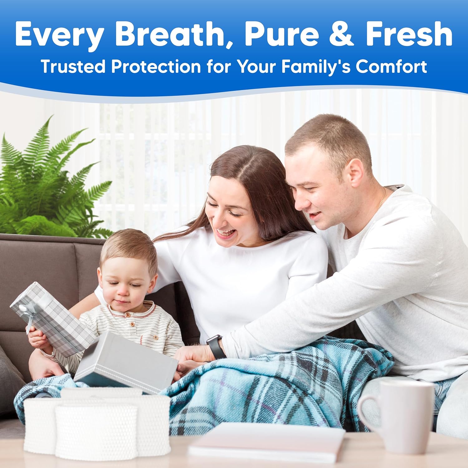WF2 Filter for Vicks V3700 Humidifier Filter Replacements | Compatible with Protec Humidifier Filters V3700 Replacement