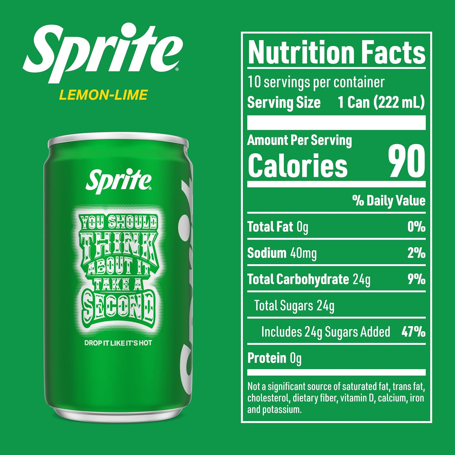 Sprite Lemon-Lime Caffeine-Free Soda Soft Drink Cans, 12 fl oz, 12 Pack | Fridge pack, naturally flavored soft drink, carbonated