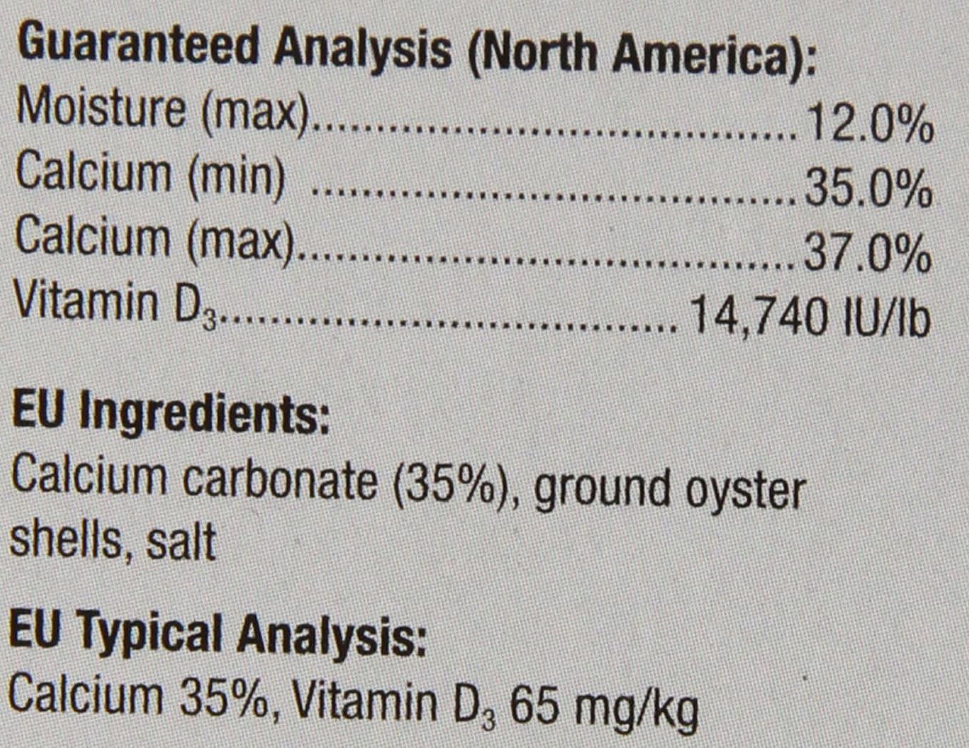 Exo Terra Calcium + D3 Powder, Ultra-fine, 3.2 oz. | Phosphorus Free Formula Boosts Bone Health & Calcium Absorption, Ideal for Insects, Fruits & Veggies
