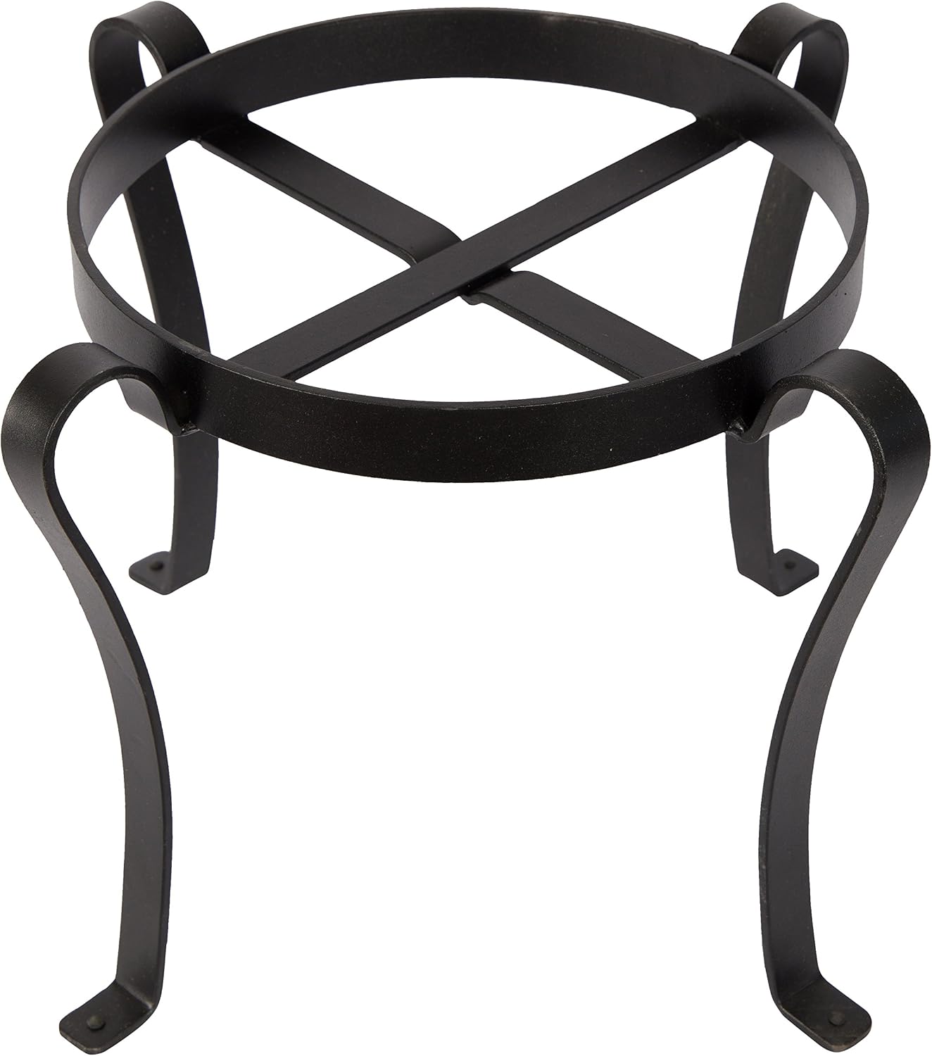 Achla Designs Patio Flower Pot Plant Stand, 18-in H Black