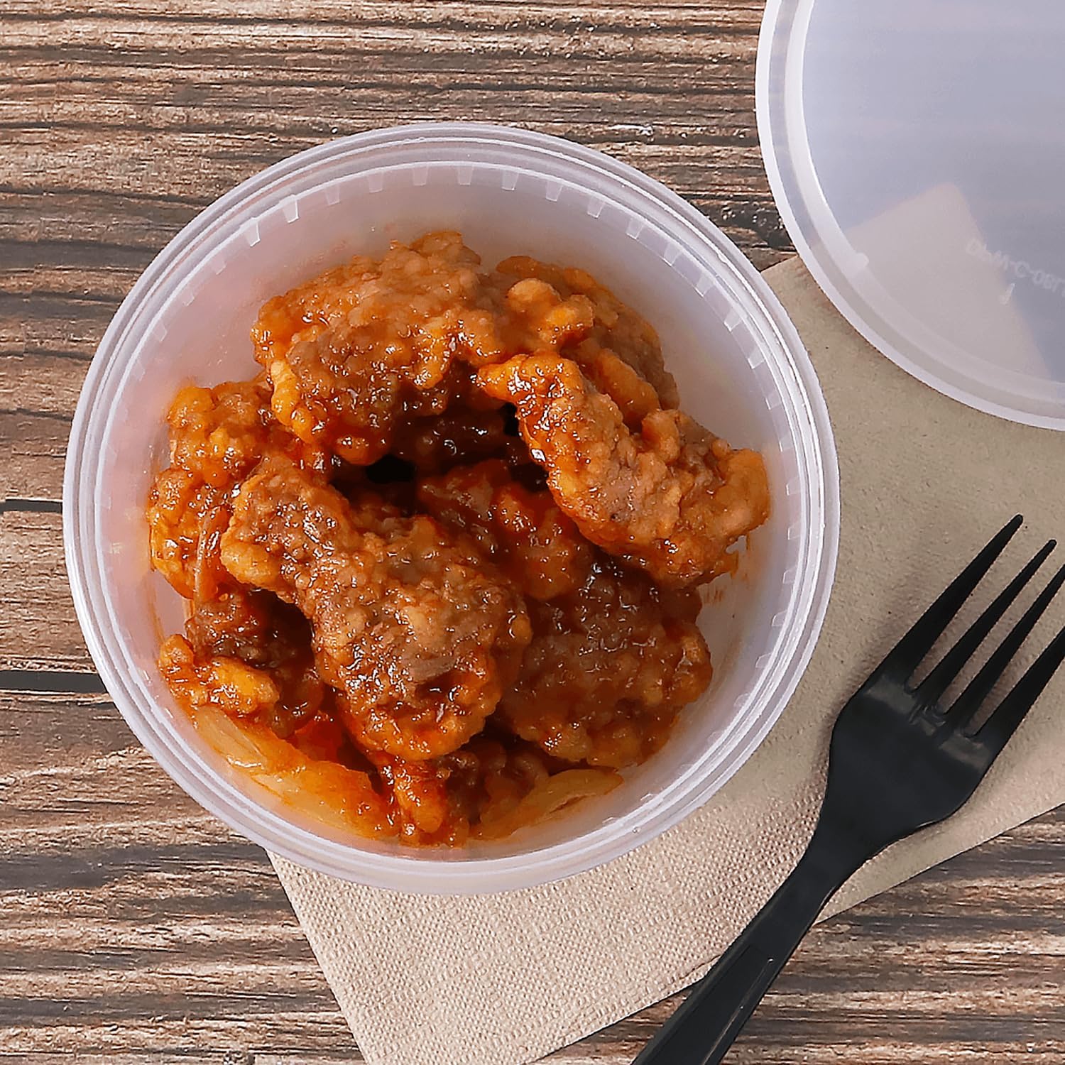 Karat [32oz - 240 ct] Clear PP Injection Molded Round Deli Containers with Lids (FP-IMDC32-PP)