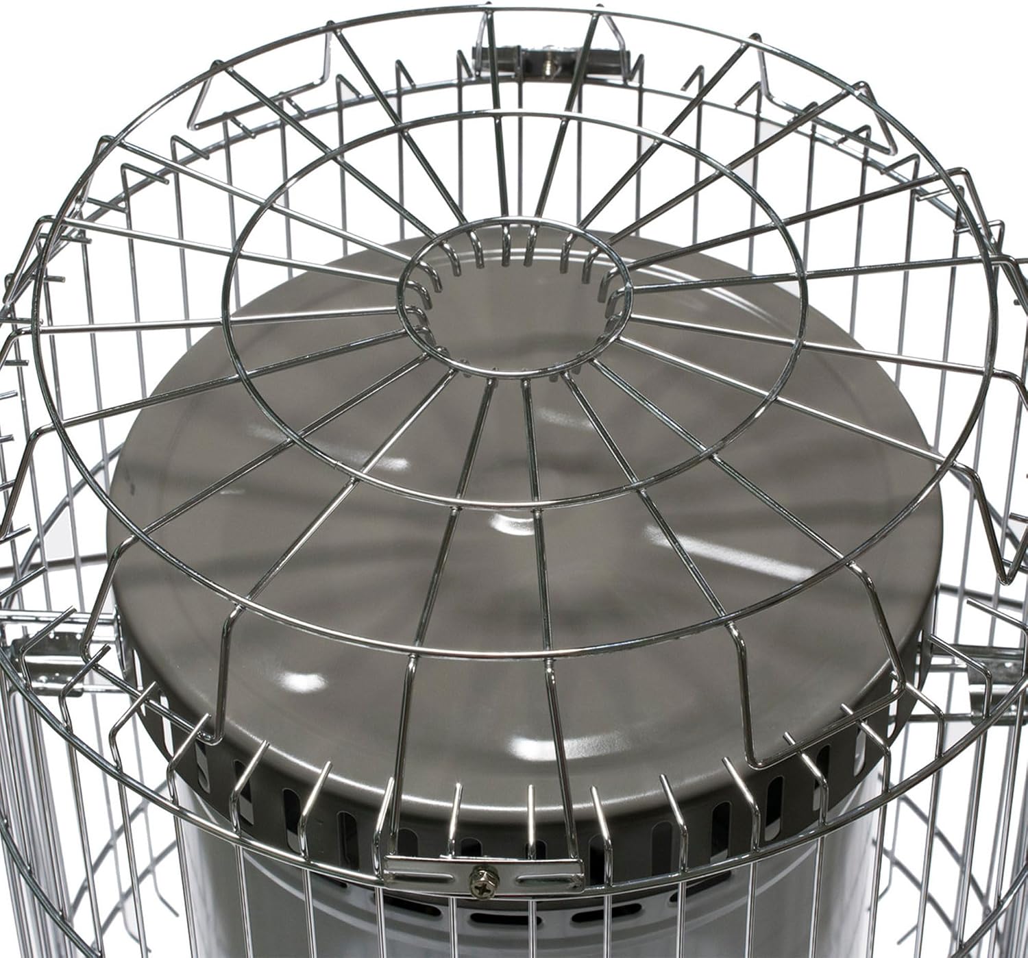 Comfort Glow Indoor Kerosene Convection Heater, 23, 800 BTUs, Grey - KW-24J | Heater for Winter Emergencies, 360 Degree Heating Radius, Heats up to 1
