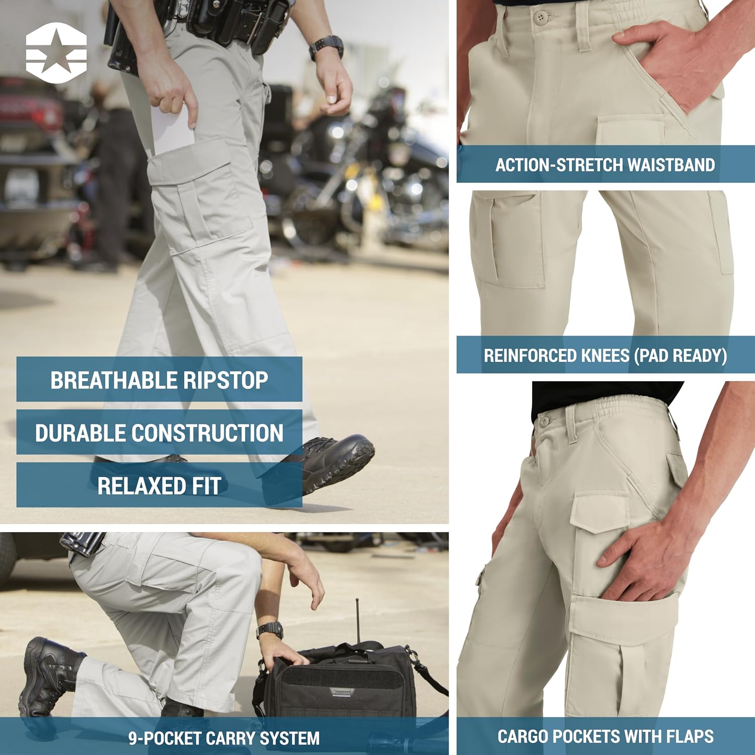 Propper Men's Tactical Uniform Pant | Ripstop Fabric Tactical Pants, Uniform Pants for Law Enforcement