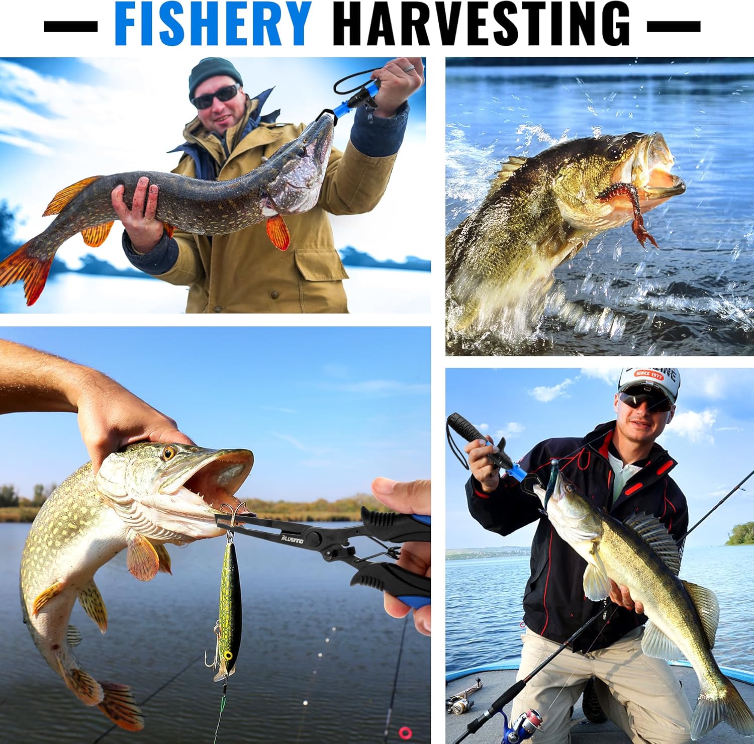 PLUSINNO Floating Fishing Net for Steelhead, Salmon, Fly, Kayak, Catfish, Bass, Trout Fishing