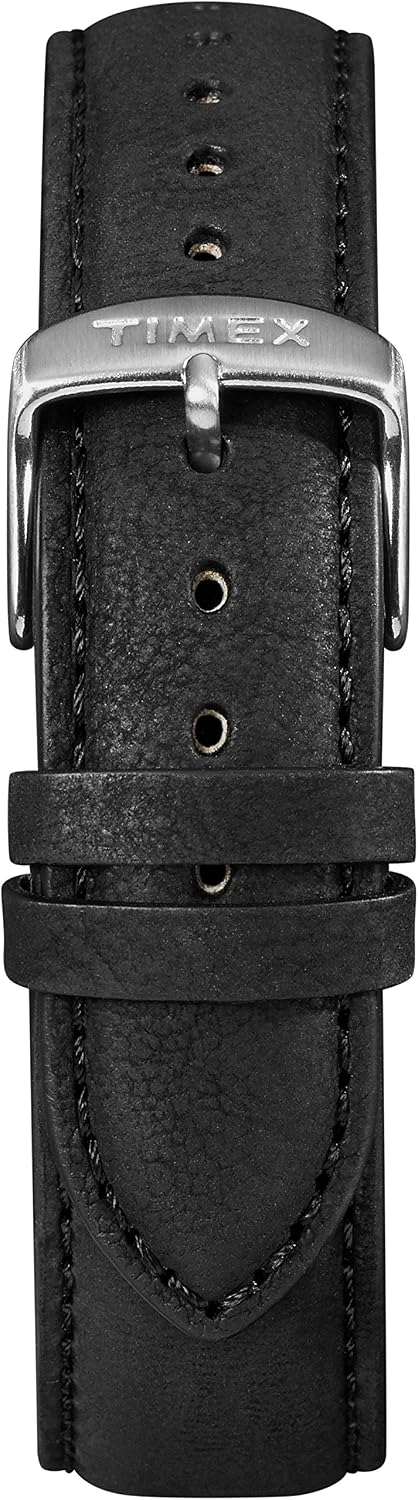 Timex Men's IQ+ Move 20mm Quick-Release Leather Strap
