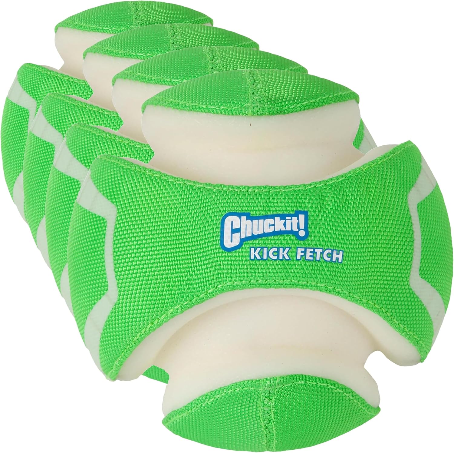 Chuckit! Kick Fetch Ball Dog Toy, Floats in Water, Large 8 Inch Diameter | Durable rubber and foam build, interactive play design, great for pool or lake sessions, built for big breed dogs each day