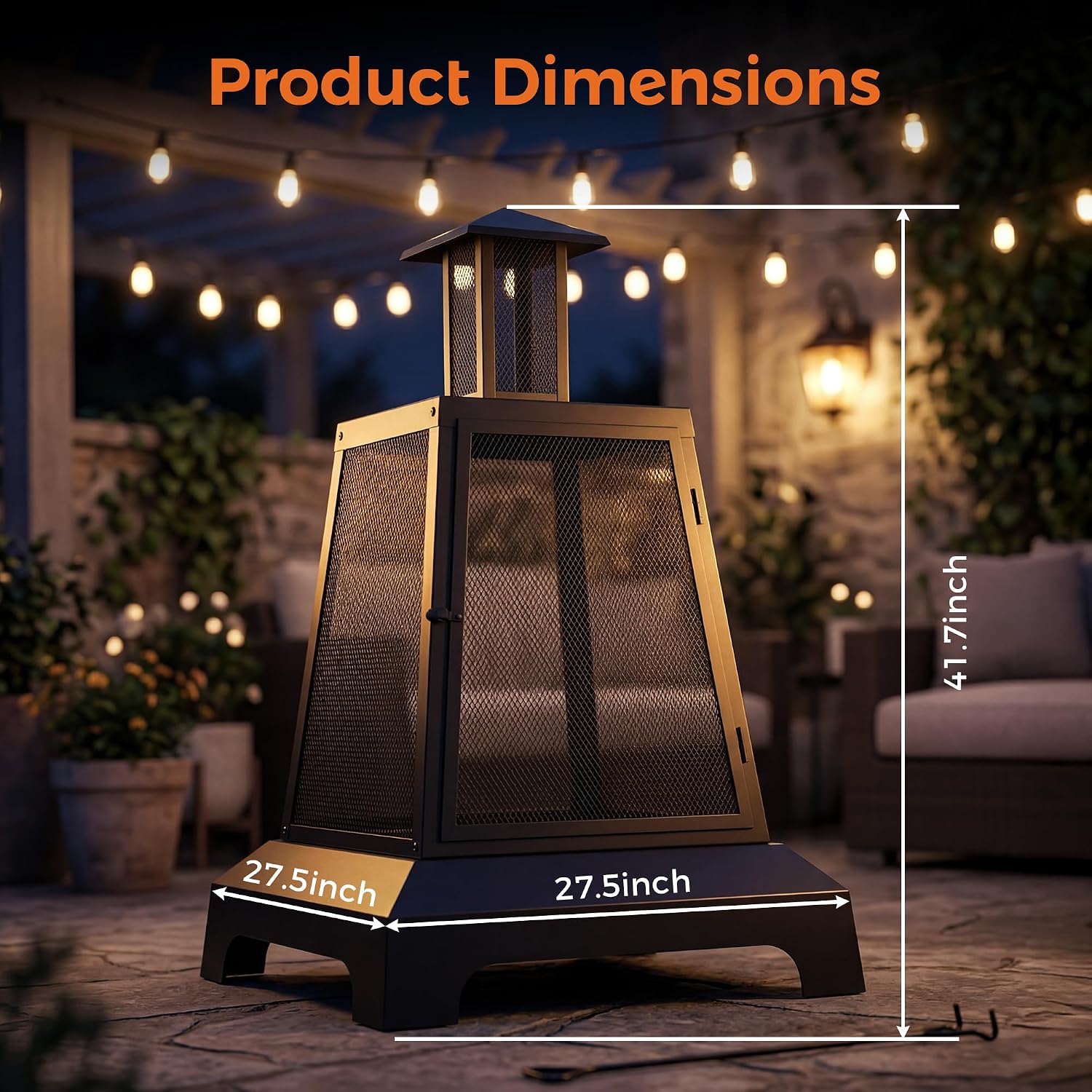 BALI OUTDOORS 28 inch Fire Pit Outdoor