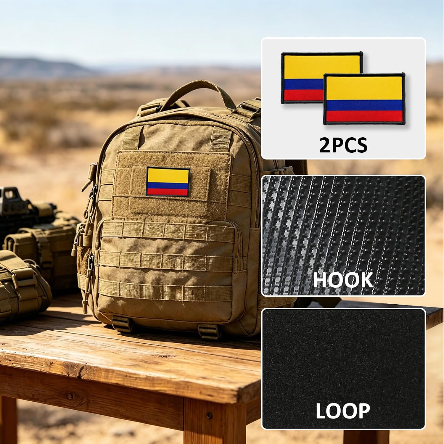 2 Pack Nicaragua Flags Patch Nicaraguans Flag Patches Patriotic Military Team Tactical Patch 3×2 Inch