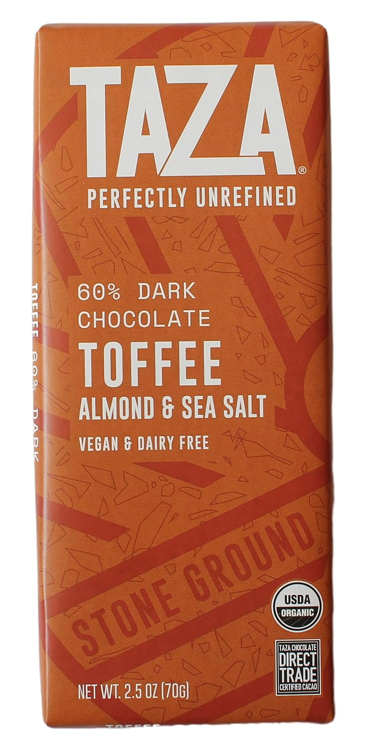 Taza Chocolate, 95% Wicked Dark Amaze Bar, 2.5 oz bars, case of 10