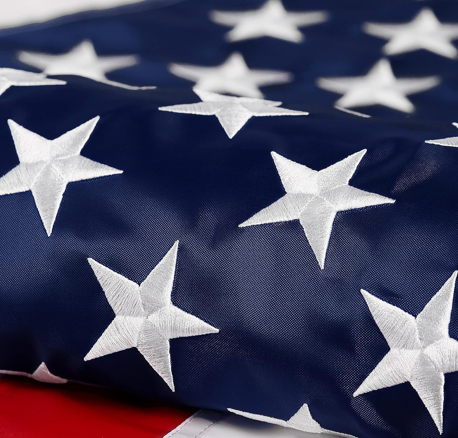American Flag 4x6 ft: Long Lasting US Flag, Heavy Duty Nylon, Embroidered Stars, Sewn Stripes, Brass Grommets, UV Protection Perfect for Outdoors! USA Flag | 100% Heavy Duty Nylon UV Protection Premium Embroidered Stars Sewn Stripes Brass Grommets Long L…
