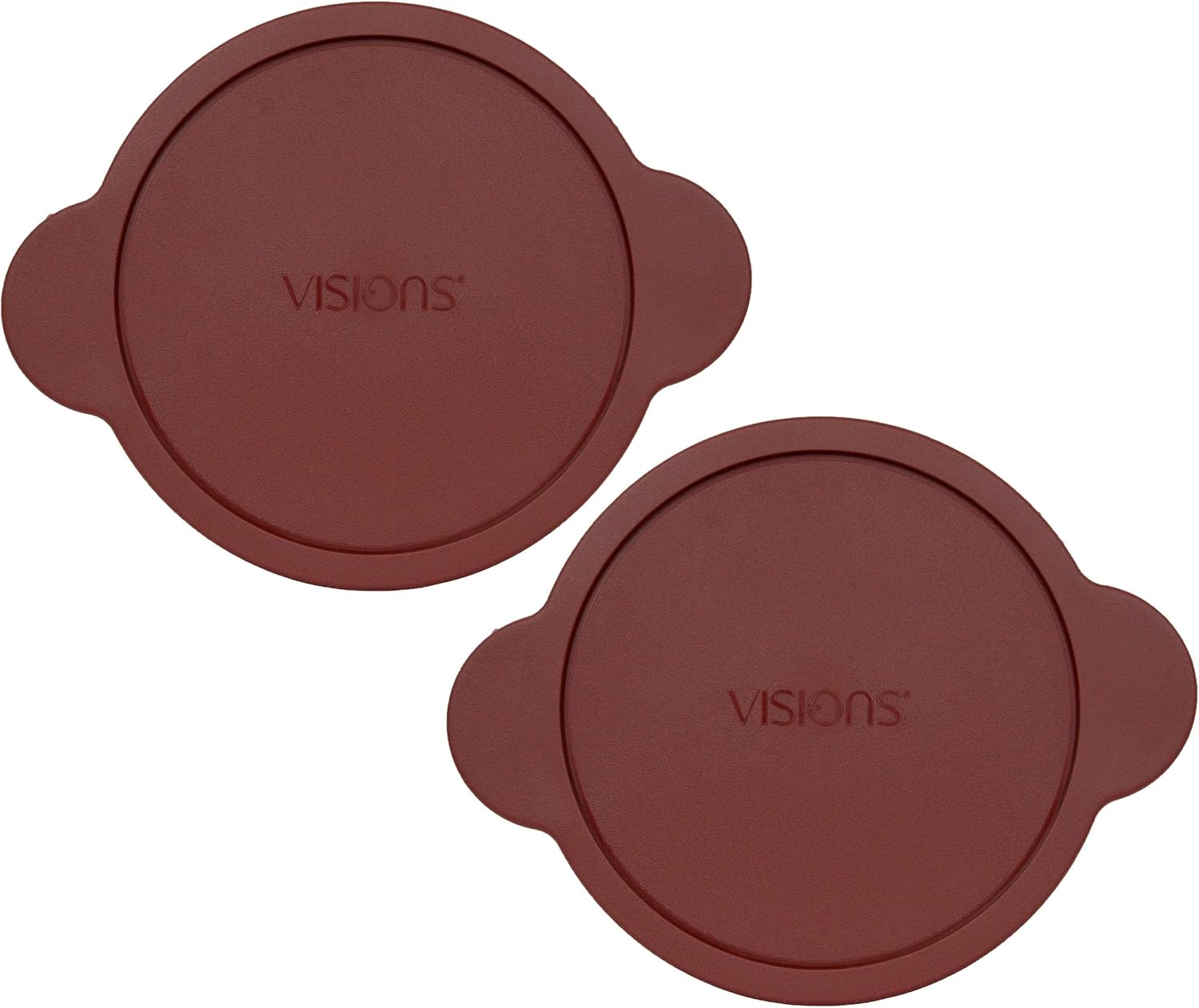 Visions CM 225-PC (2.25L) Cranberry Lid (Dish Sold Separately) (2-Pack)