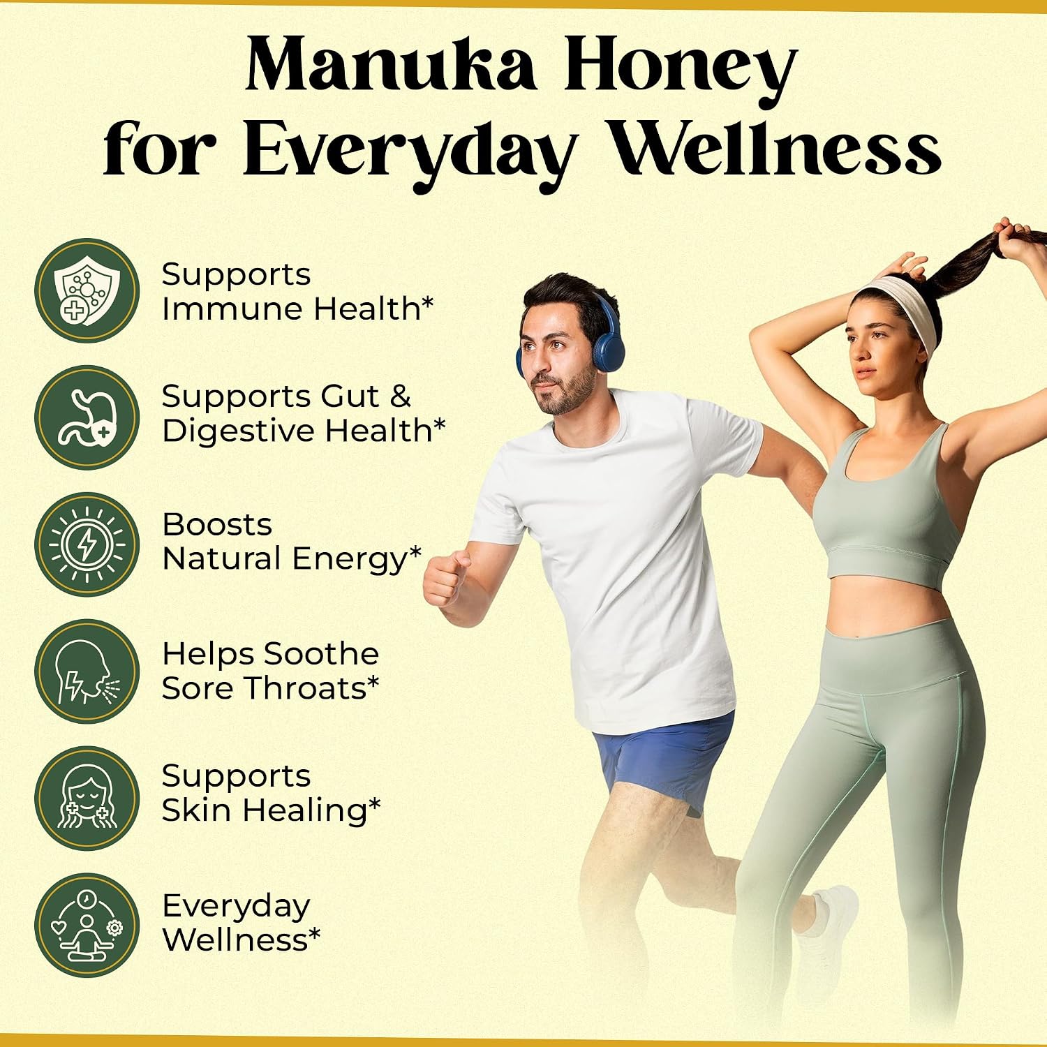 Center of Paradise Raw Manuka Honey Certified UMF 15+ | MGO 515+ (250g / 8.8oz) Glass Jar - Pure & Natural New Zealand Honey for Daily Immune