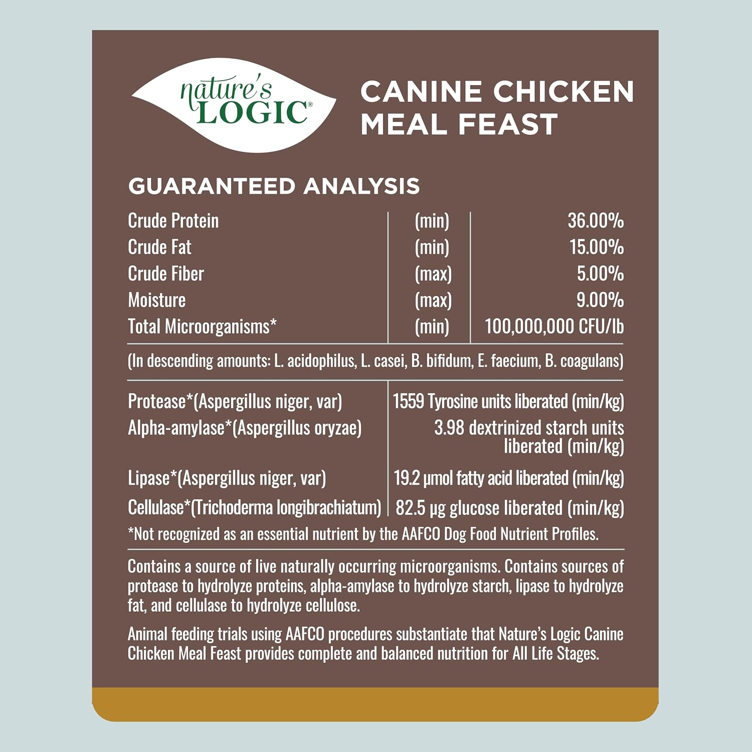 NATURE'S LOGIC Dry Dog Food - Beef Meal Feast Dry Kibble, 13 lb