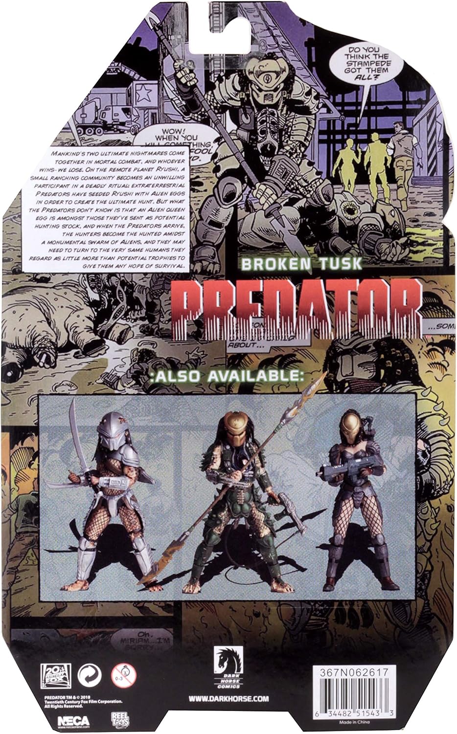 NECA - Predator - 7" Scale Action Figures - Series 18 - Broken Tusk Predator