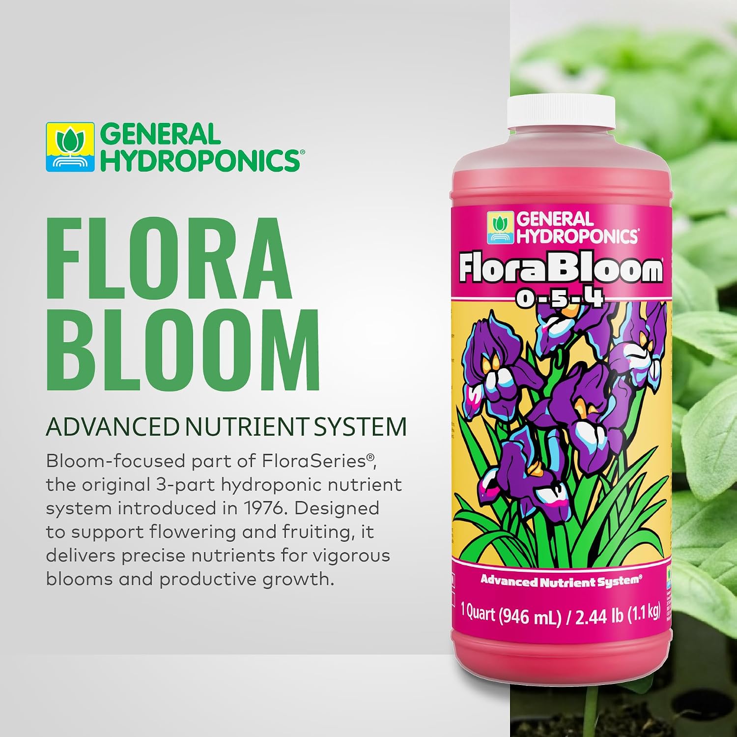 General Hydroponics FloraMicro, 1 Quart
