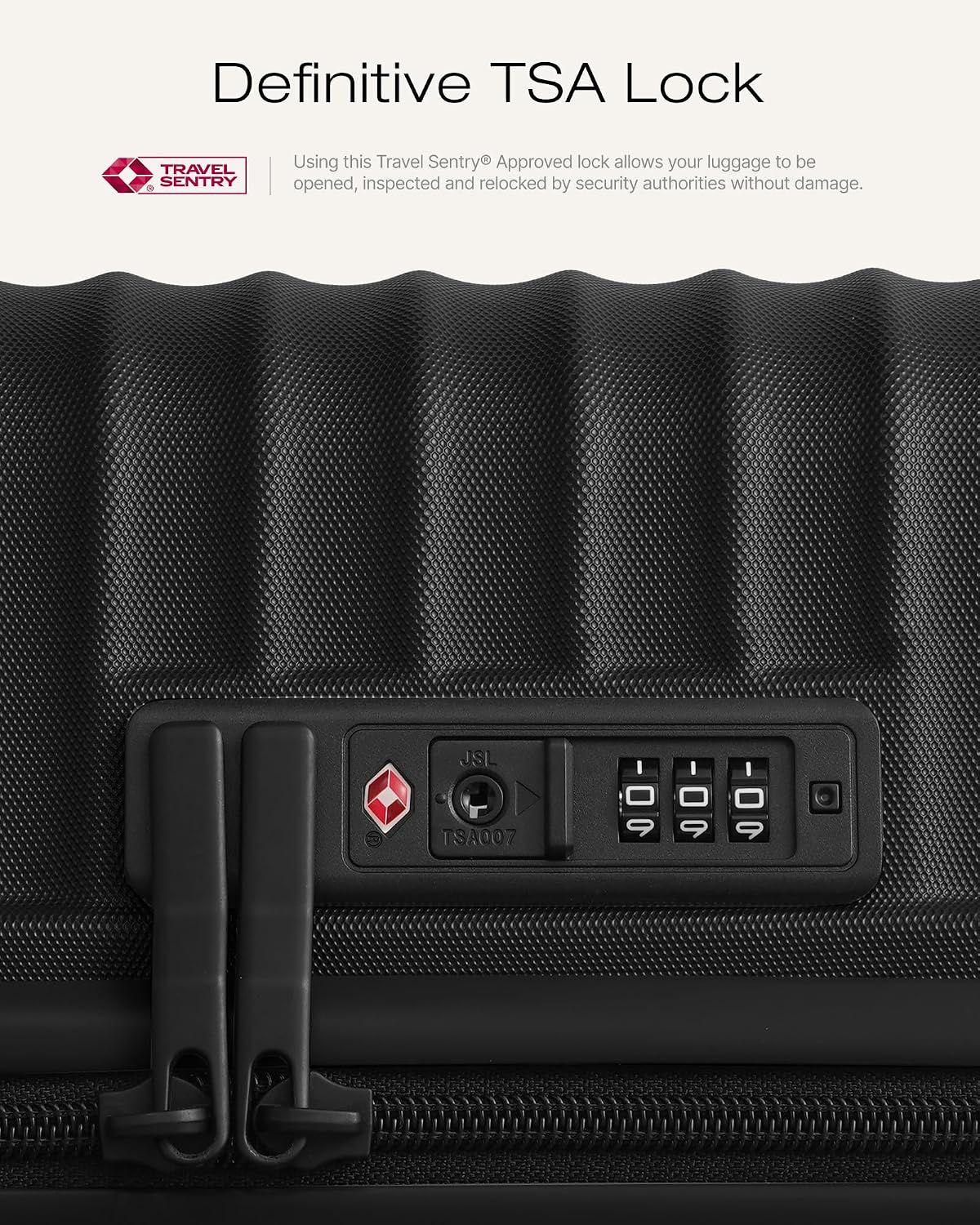 Coolife Luggage Carry-On, Lightweight PC Hardside Suitcase, 20-Inch, Black | Expandable Carry-On, Dual Spinner Wheels, TSA-Approved Lock, Upgraded PC Hardshell, Durable Travel Suitcase
