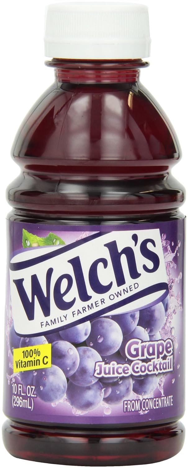 Welch's Juice 64oz Bottle (Pack of 4) Choose Flavor Below (Light Concord Grape Juice)