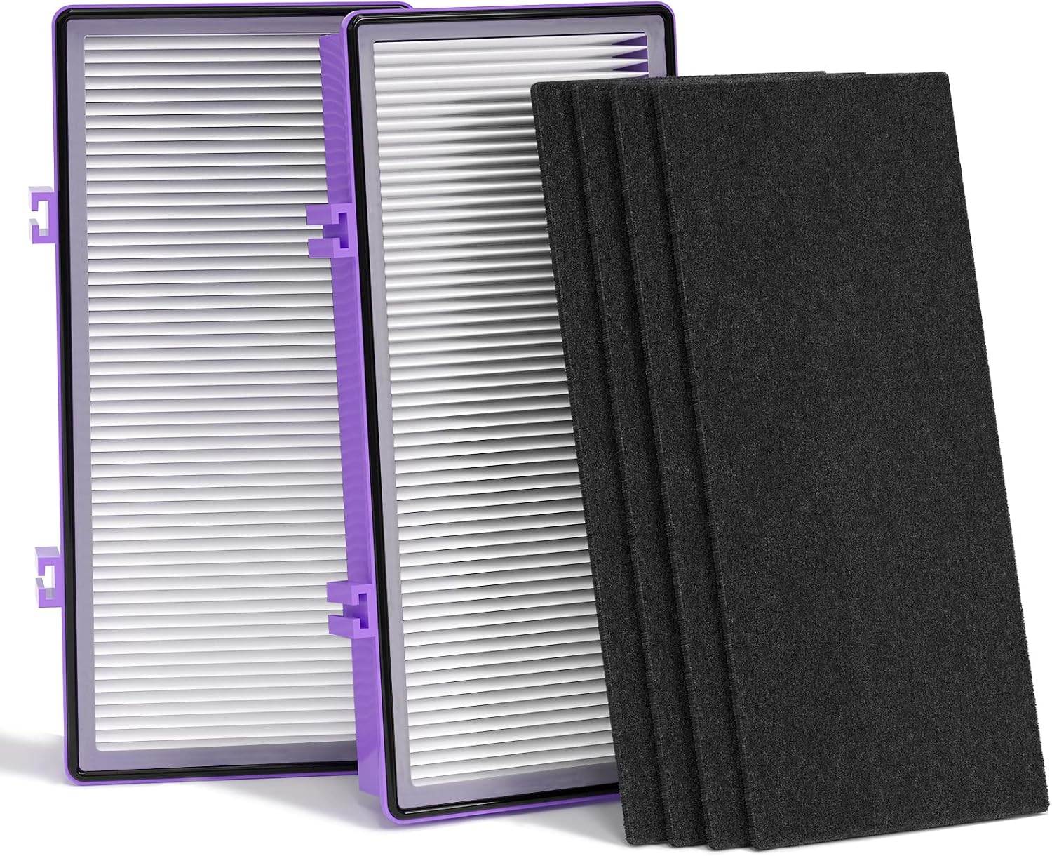 Leemone Aer1 Filter Replacement for Holmes/Bionaire Air Purifier, Blue 2+4