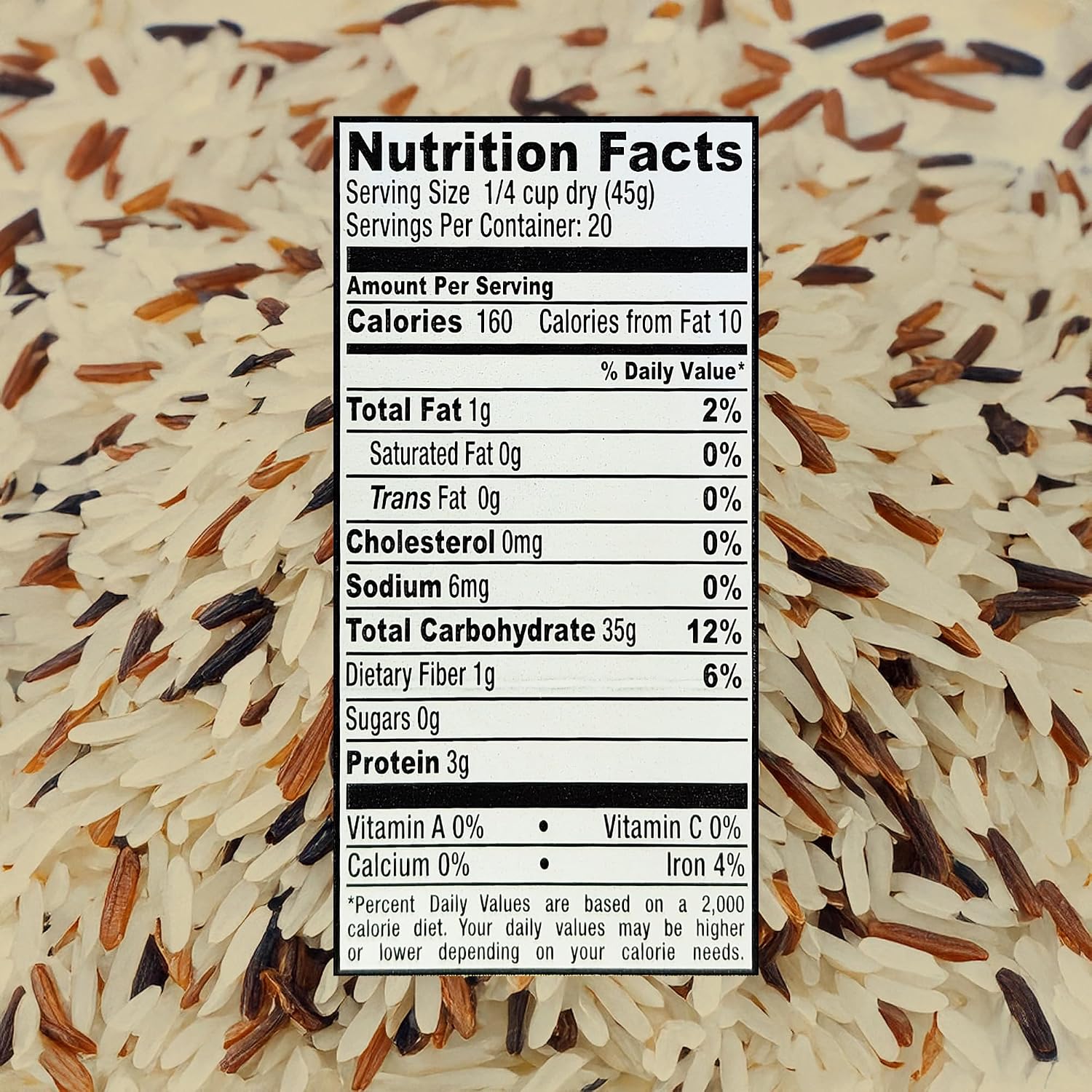 Golden Crown 8-in-1 Wild Rice Blend w/Red, Black Barley, Wild Rice Mix, 2lb