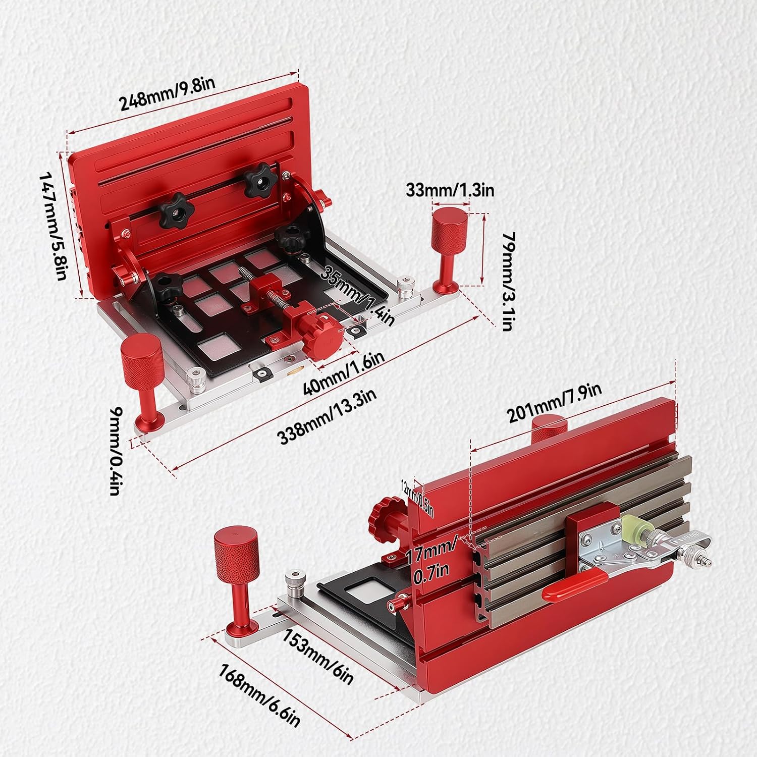Adjustable Angler Joinery Sled