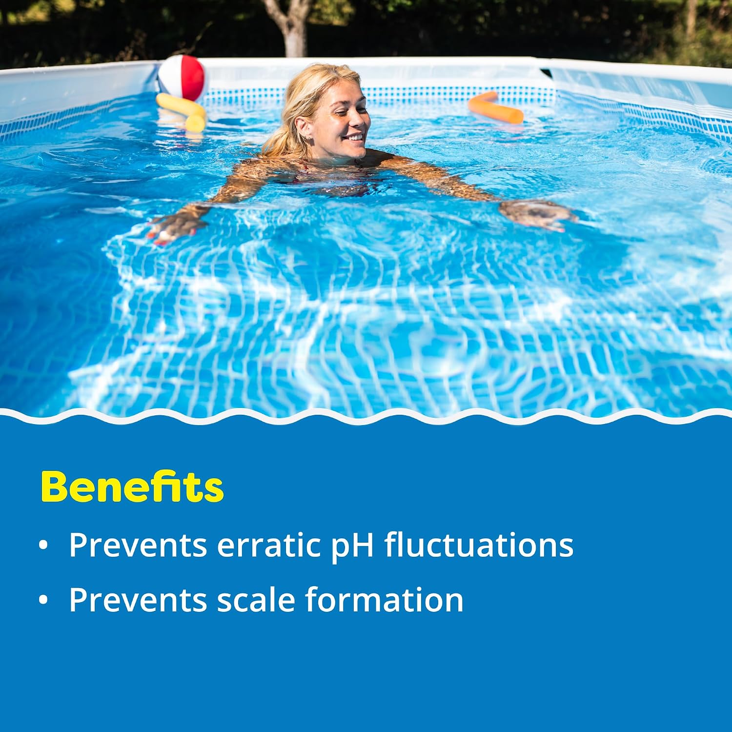 In The Swim Alkalinity Increaser for Swimming Pools - 25 Pounds | 100% Sodium Bicarbonate - Raises Alkalinity and Balances pH Levels in your Swimming Pool Water