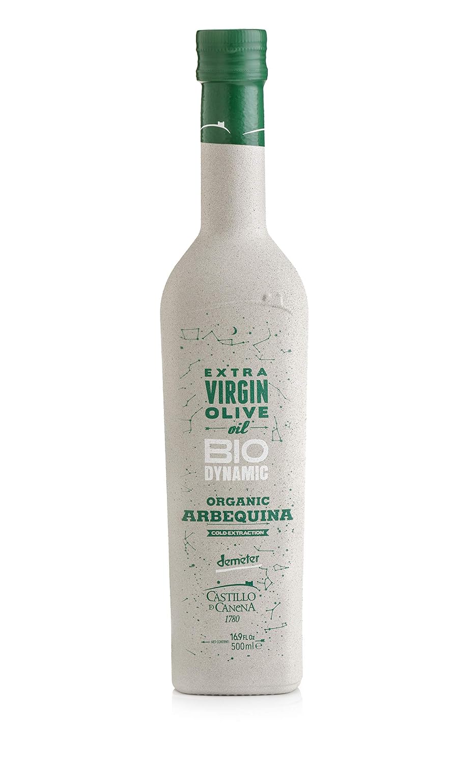Castillo de Canena Organic Extra Virgin Olive Oil, 500 Milliliters | 16.9 Ounces, Cold Pressed, From Spain, Biodynamic, 100% Environmentally Sustainable, Picual