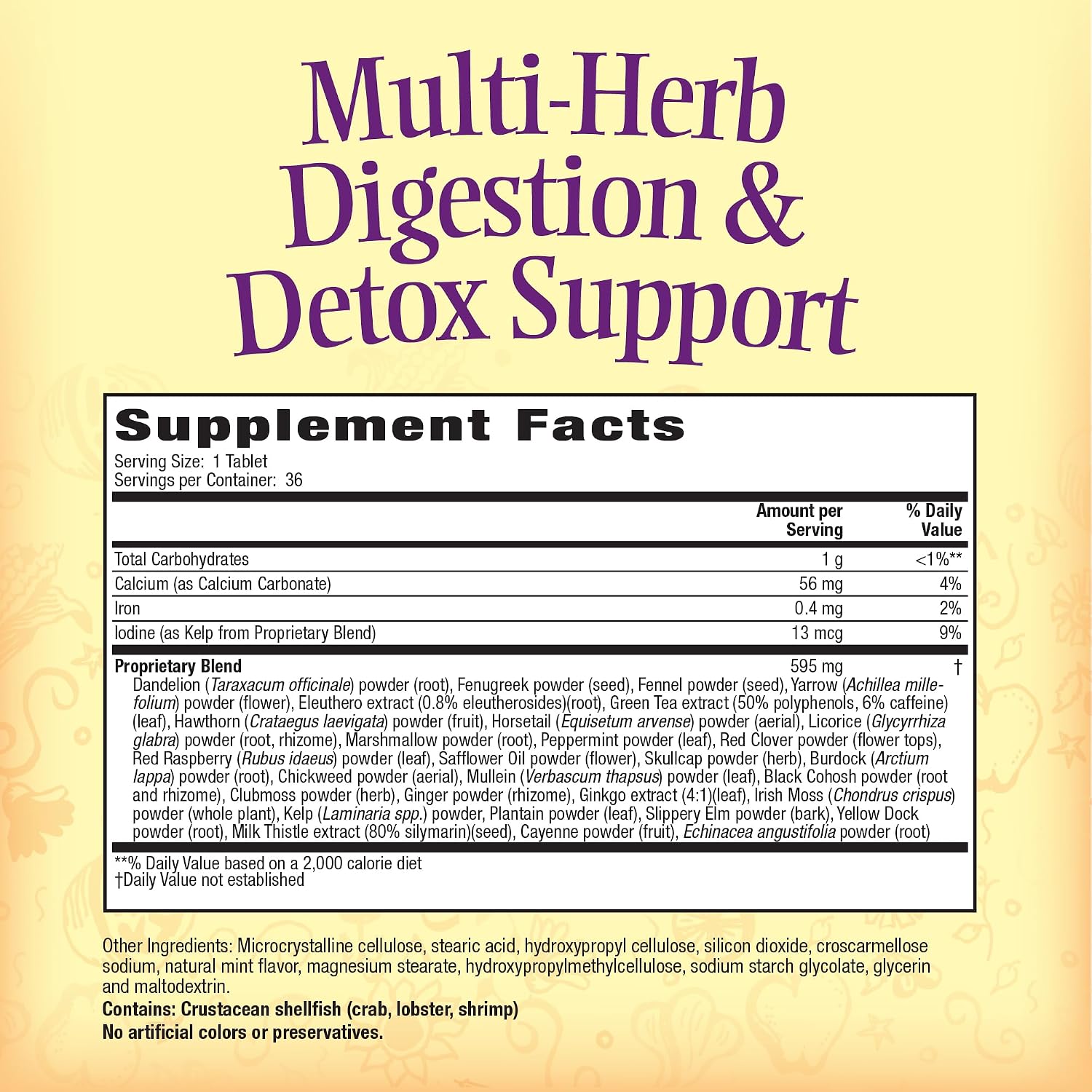 Nature's Secret Multi-Herb Digestion & Detox Support (2 Pack)