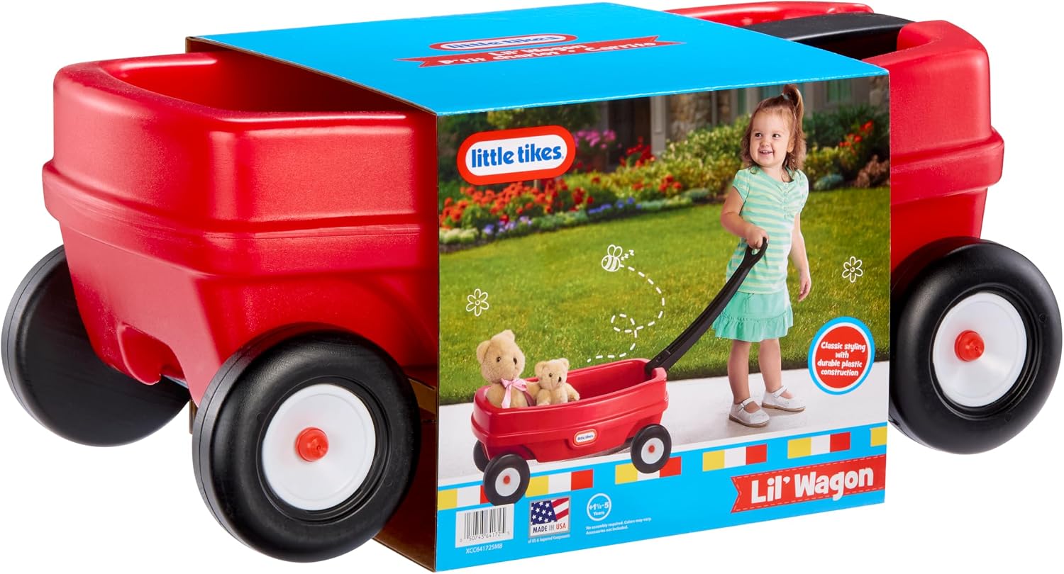 Little Tikes Lil' Wagon for Toddler Boys and Grils Ages 18 Months +