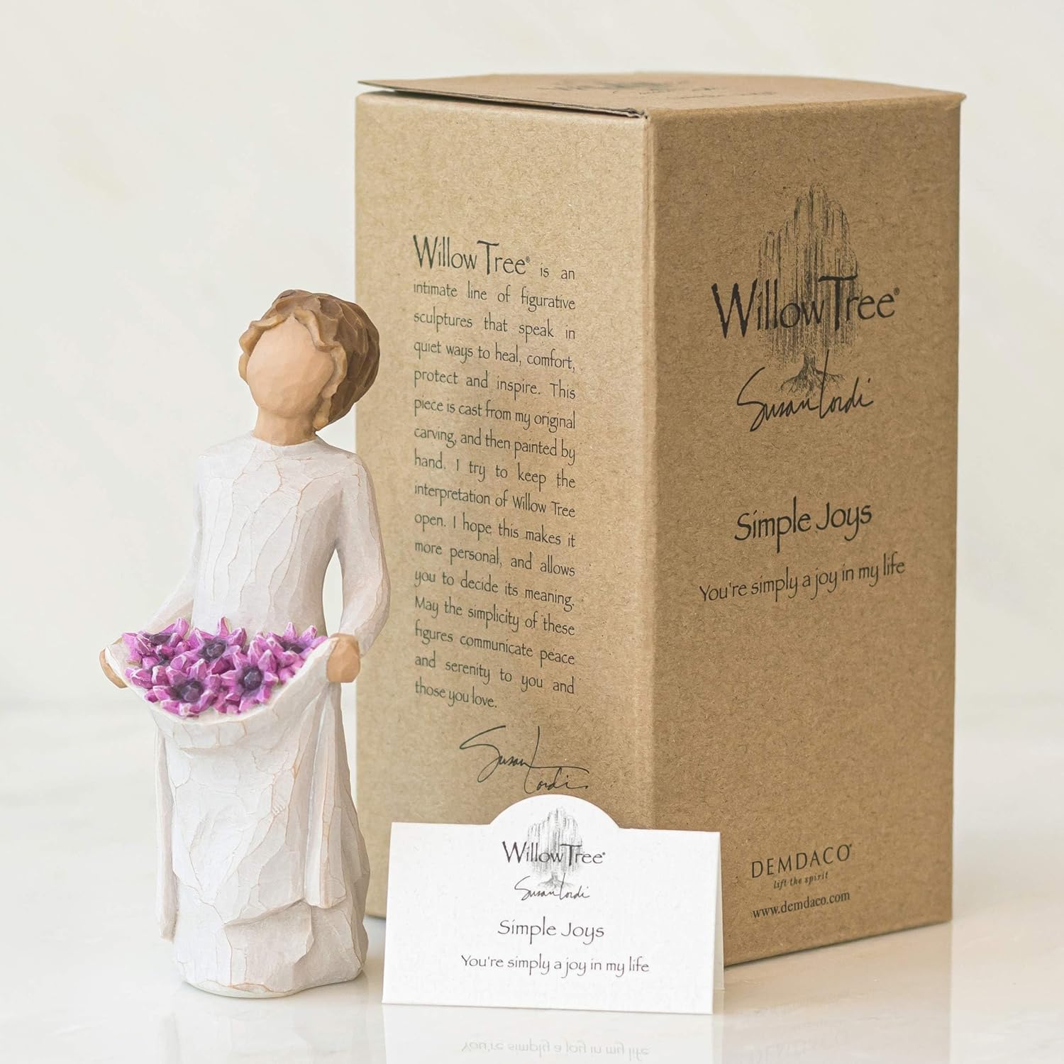 Willow Tree Lots of Love, Sculpted Hand-Painted Figure | Cast from a Susan Lordi Original Carving, Heartfelt Gift Expressing Love and Warmth, Display on Shelf, Table or Mantel