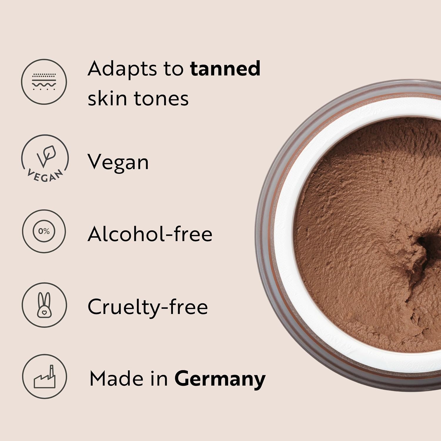 M. Asam Magic Finish Make-up Mousse (1.01 Fl Oz) | 4in1 Primer, Foundation, Concealer & Powder With Buildable Coverage, Hides Redness And Dark Spots, Light To Medium Skin
