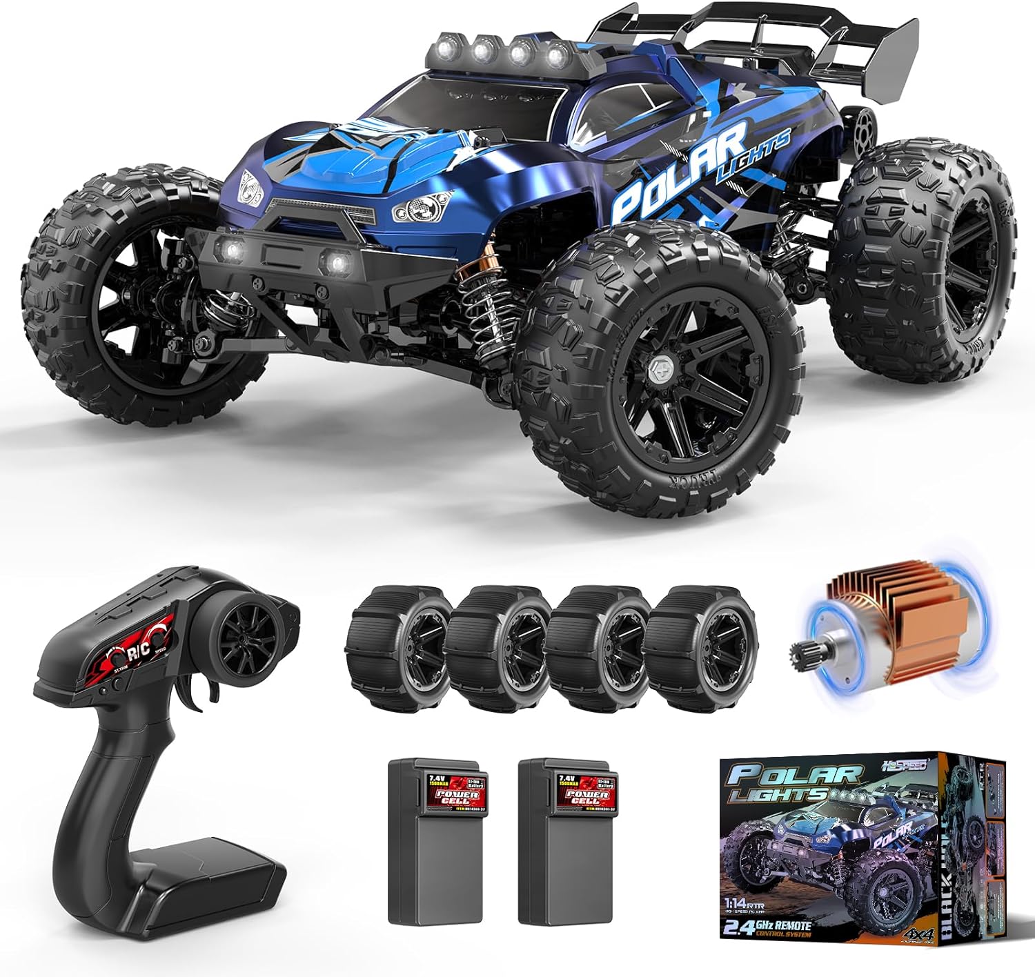 Rc Cars 1:14 All Terrain RC Car for Adults & Boys