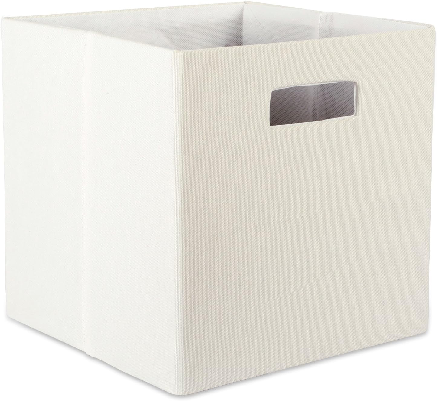 DII Fabric Storage Cube Organizer Bin 13x13x13 Foldable, Teal
