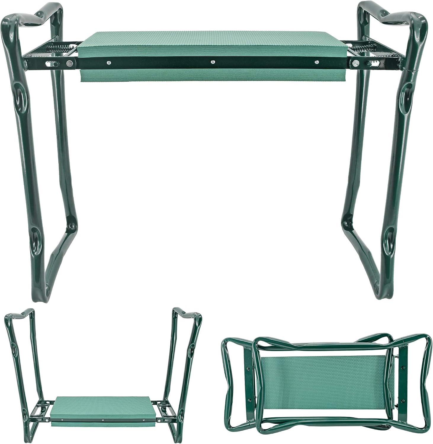 Garden Kneeler and Seat, Foldable Weeding Seat