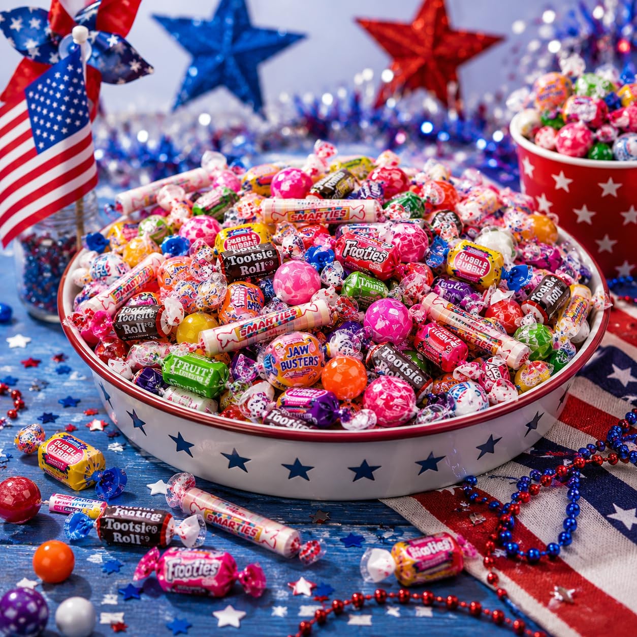 Fun Express Bulk Candy Variety Pack 30 lb, Approx 3000 Pieces | Individually Wrapped Assorted Candy, Halloween Trick Or Treat, Party Favors