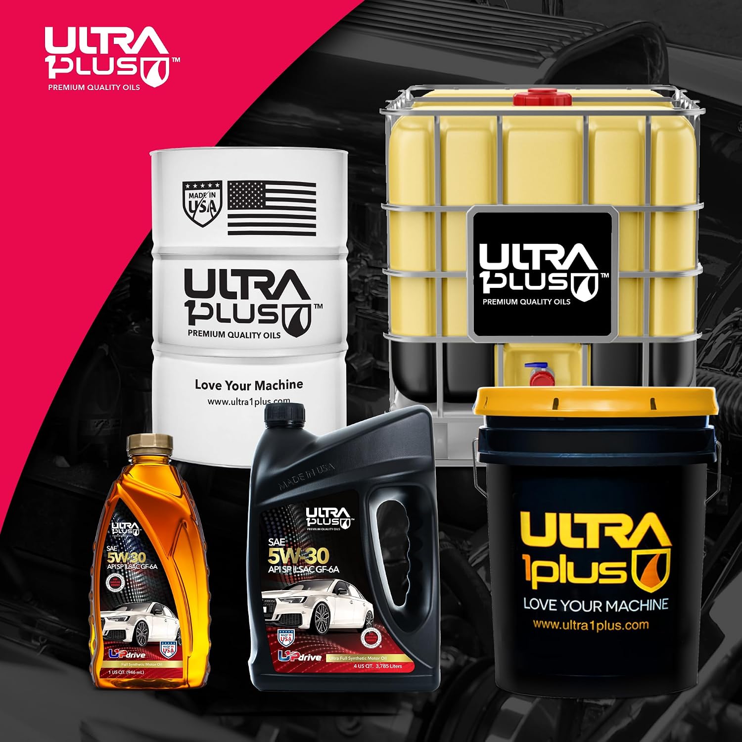 SAE 5W-30 Full Synthetic Motor Oil API SP ILSAC GF-6A 1 Gallon