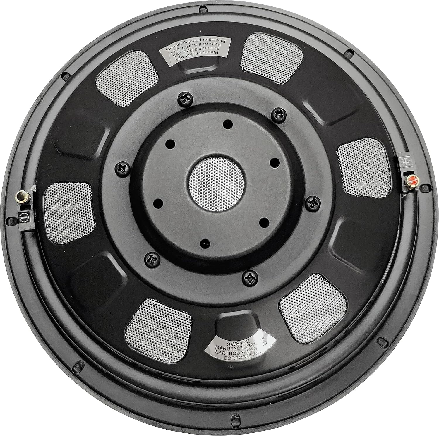 Earthquake Sound i82SWS 8-inch Shallow Woofer System Under-the-Seat Subwoofers with Gaskets, 2-Ohm (Pair)