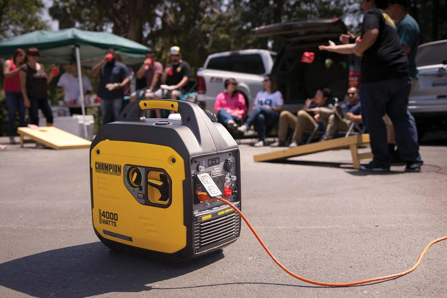 Champion Power Equipment 4000-Watt RV Ready Portable Inverter Generator with Quiet Technology and Free 3-Year Warranty