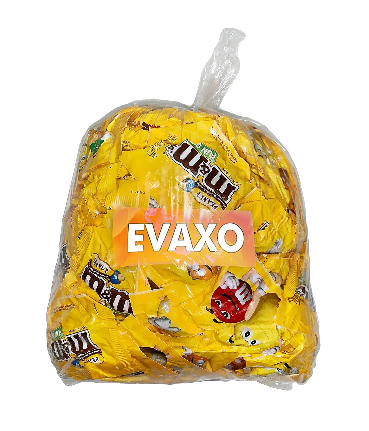 LUV BOX INCLUDING M&Ms Milk Chocolate with Peanut, Fun Size Candy, Bulk Pack 120-ct (Pack of 5 Pounds) - Perfect For Parties, Pinata, Office Bowl