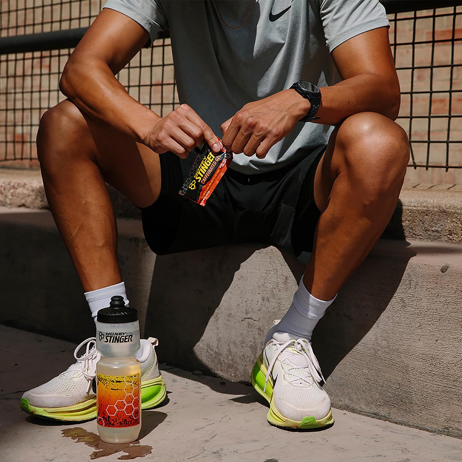 Honey Stinger Gold Energy Gel, Gluten Free & Caffeine Free, for Exercise, Running and Performance, Sports Nutrition for Home & Gym, Pre and Mid Workout, 24 Pack, 26.4 Ounce | sports-nutrition-endurance-and-energy-chews