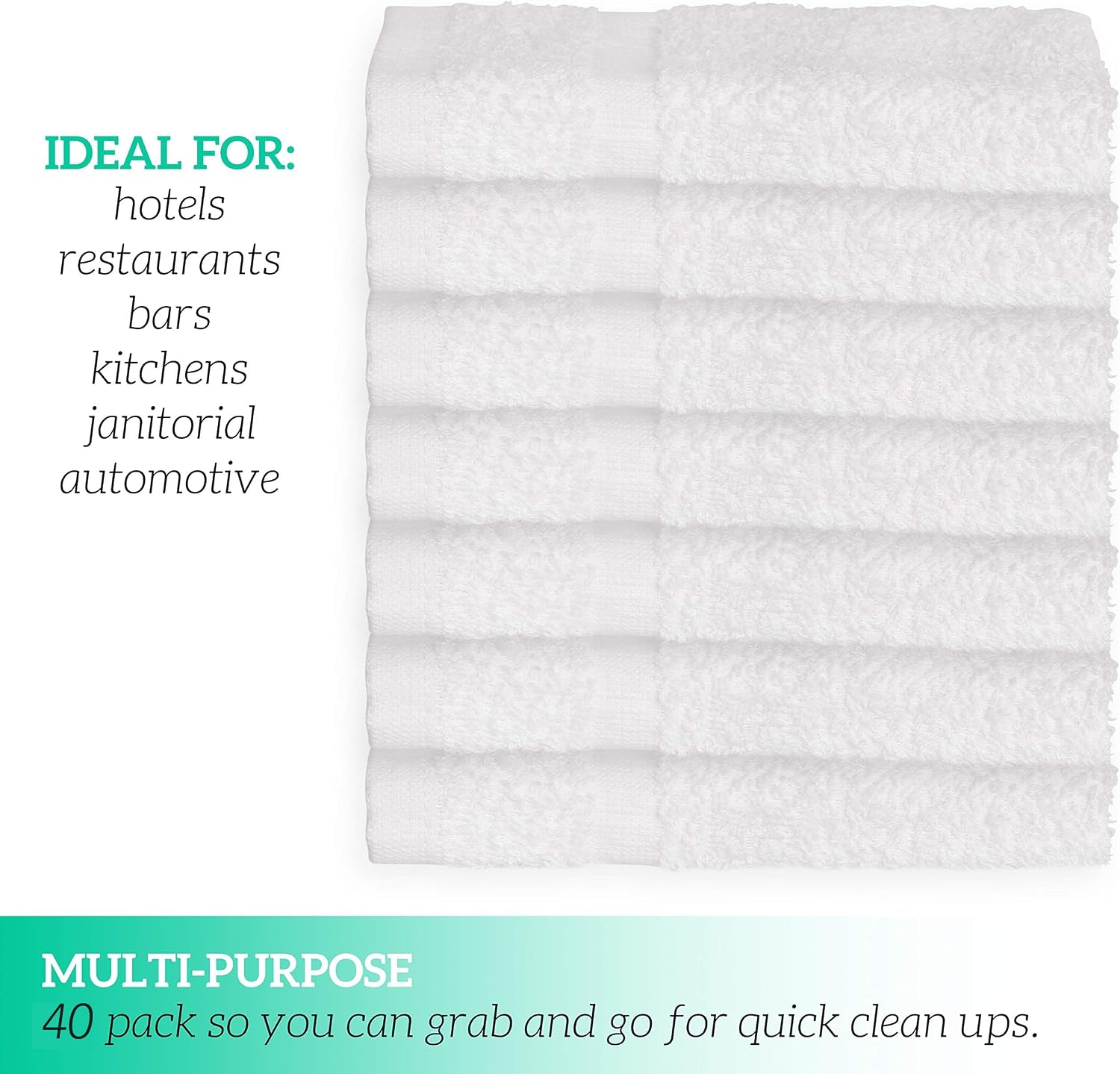 GREEN LIFESTYLE 24 Pack Black Pack Hand Towels 16 x 27 Premium Spa Quality, Super Soft and Absorbent for Gym, Pool, Spa, Salon and Home