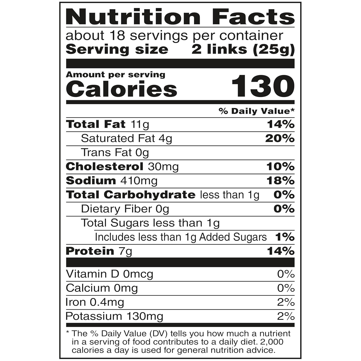 Duke's Pork Original Smoked Shorty Sausages, 7g Protein Per Serving, 4 oz. (Pack of 8)