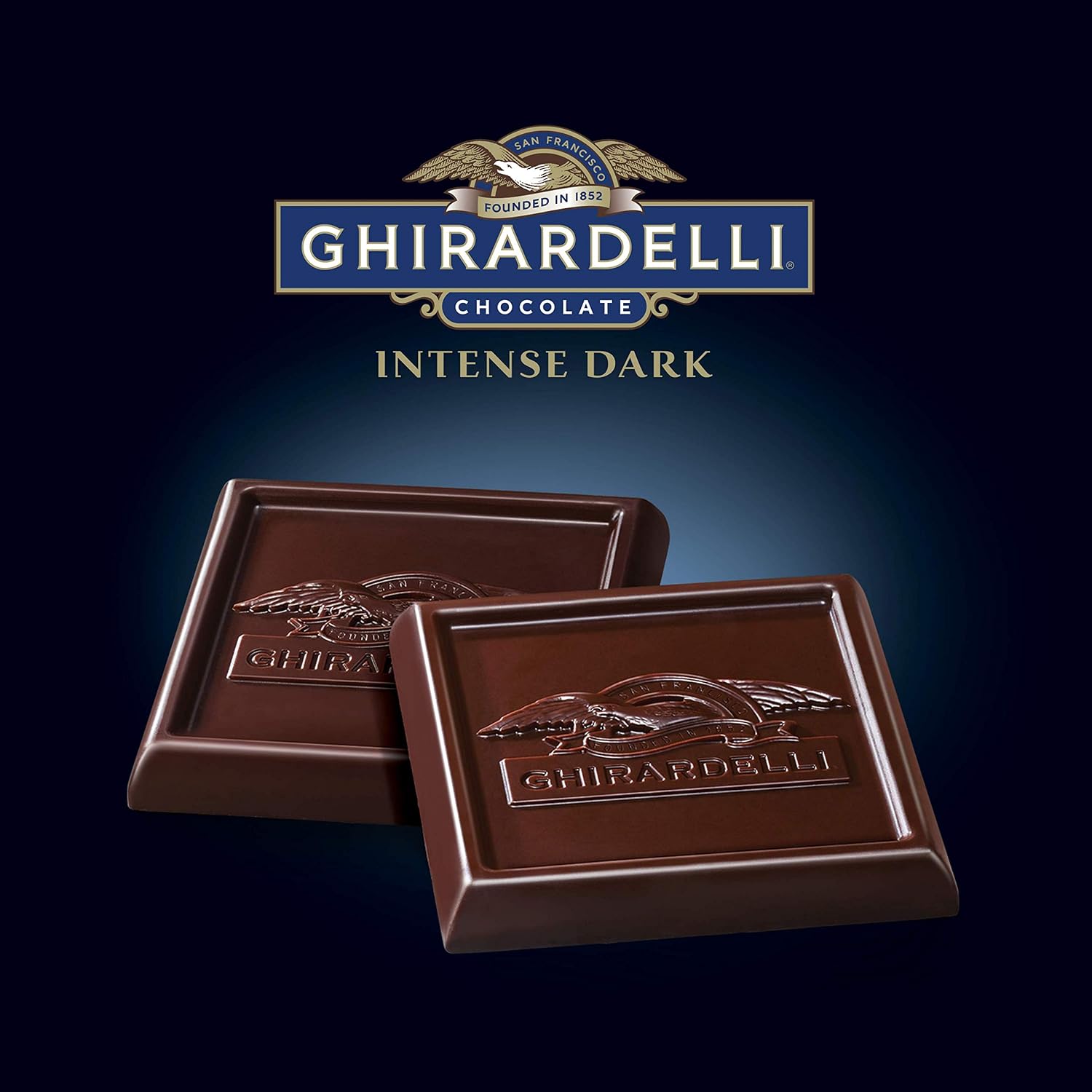 GHIRARDELLI PREMIUM DARK Chocolate Bar, 86% Cacao, 3.17oz Bar, 12 Pack