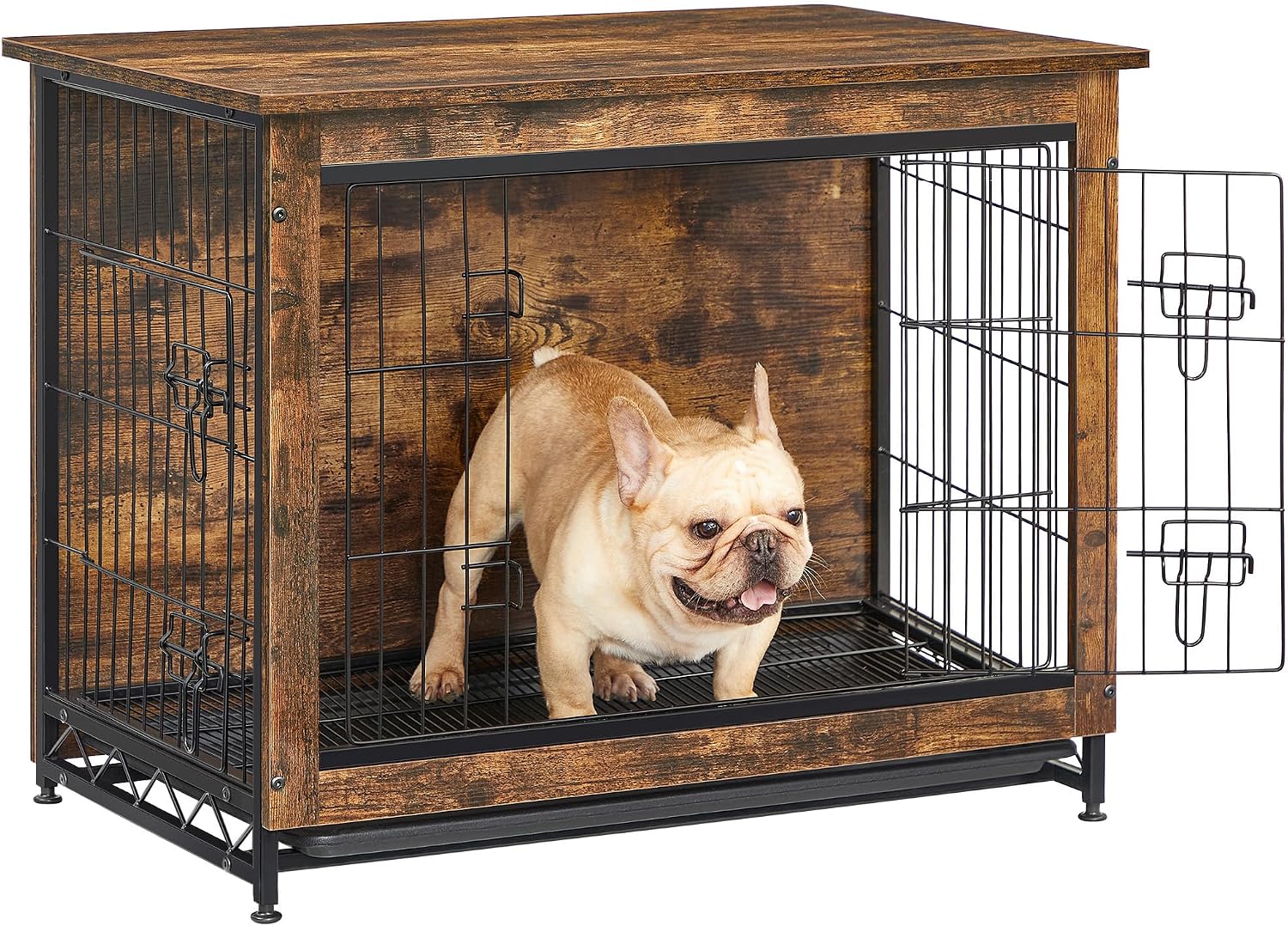 Feandrea 27.2" Dog Crate Furniture, Indoor Dog Kennel Side End Table