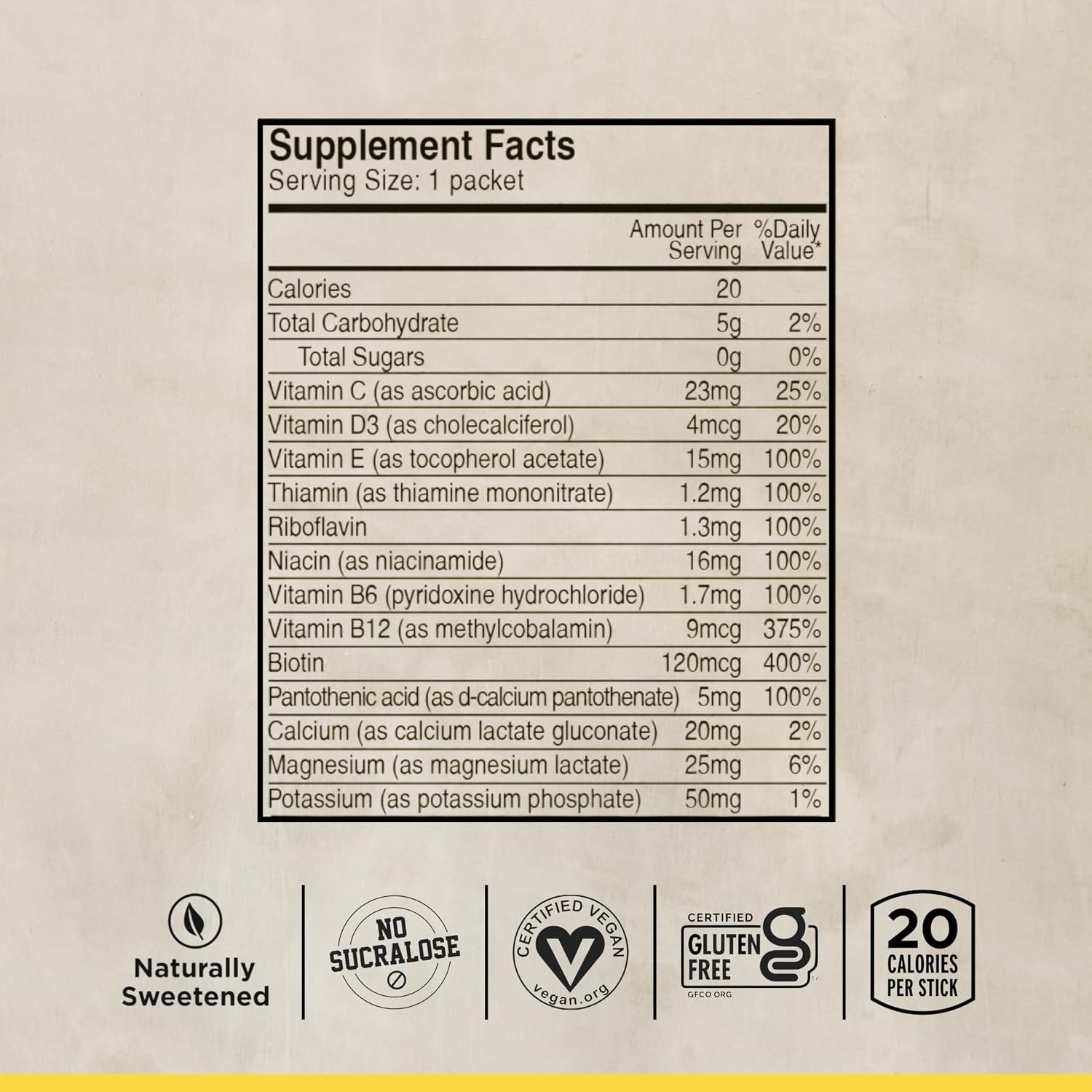 LIFEAID IMMUNITYAID GO Zero Sugar Hydration Packets (14 Packets)