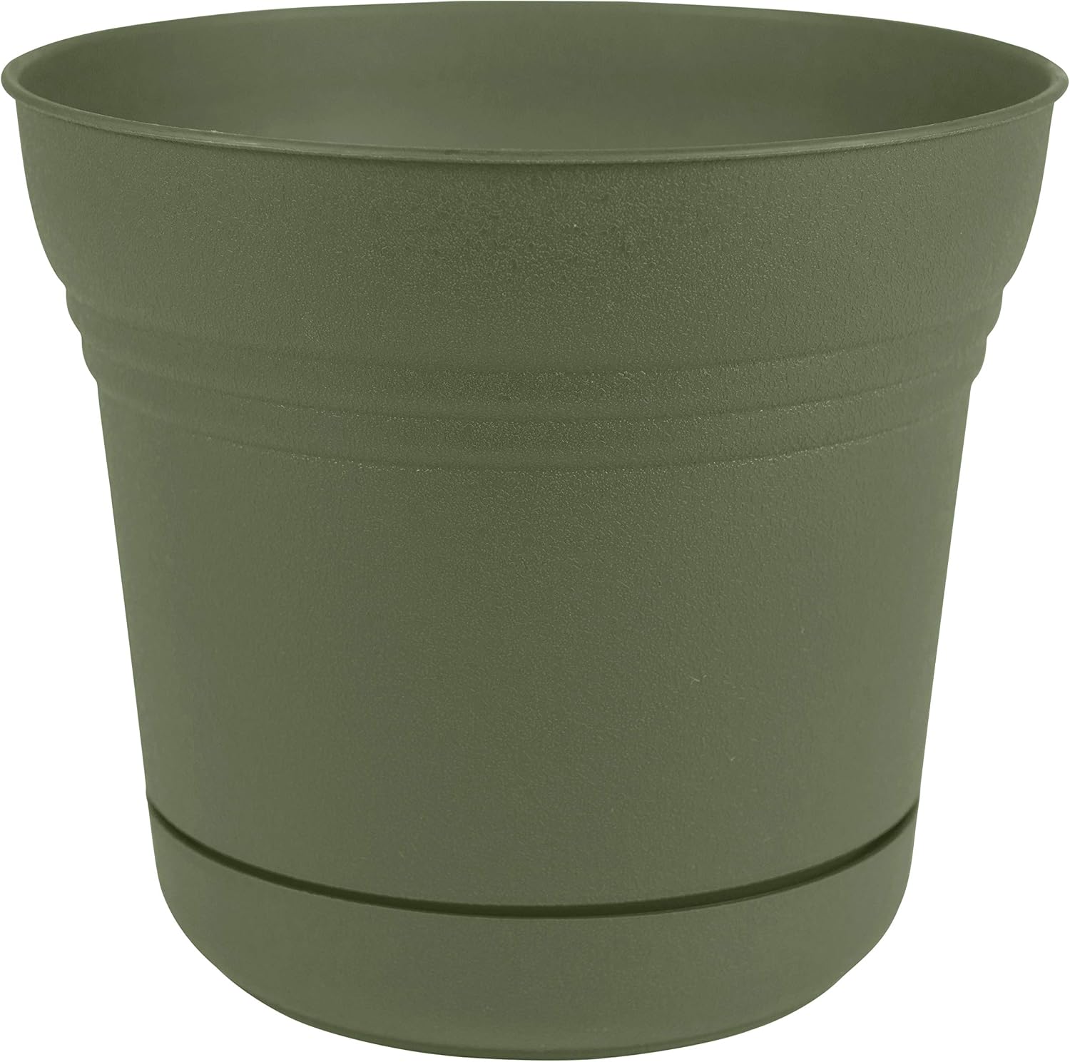 Bloem Saturn Planter with Saucer, 10", Calypso (SP1027)