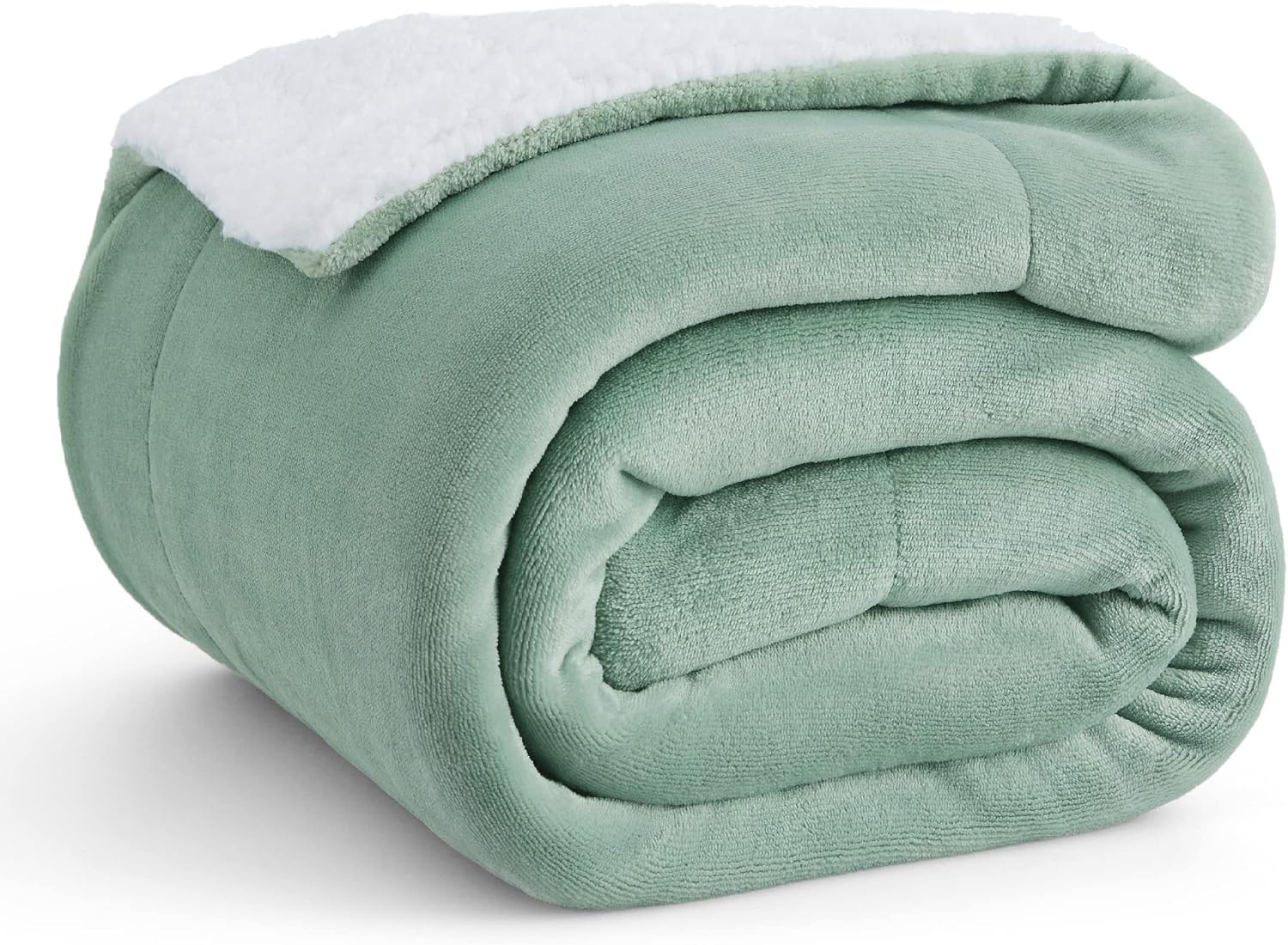 Bedsure GentleSoft Sherpa Fleece Throw Blanket for Couch, Non-Heated, Thick & Warm Cozy Blanket for Winter Fall, Soft Fuzzy Plush Throw Gifts for Women and Men, Grey, 50x60 Inches