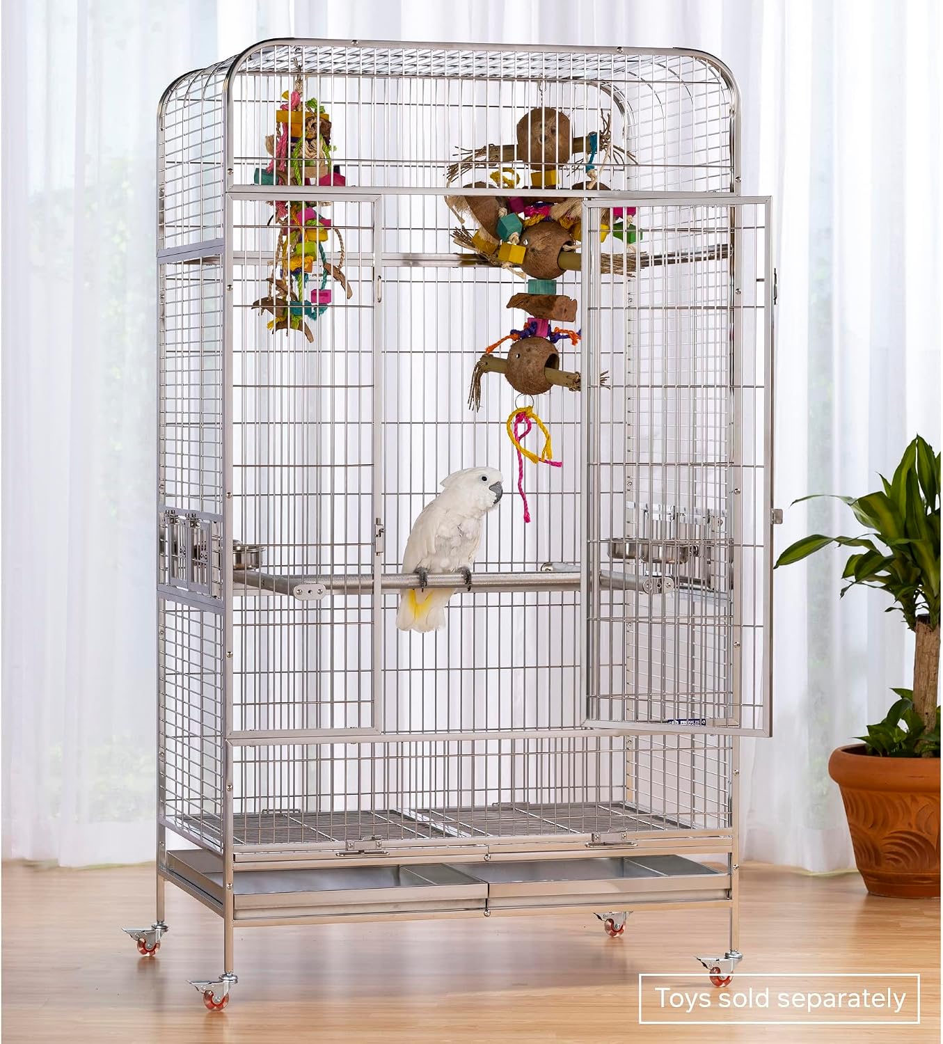 Prevue Pet Products Imperial Extra Large Stainless Steel Bird Cage